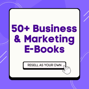 +50 Business & Marketing eBooks Mega Bundle MRR | DFY Digital Products with Resell Rights | Passive Income PLR