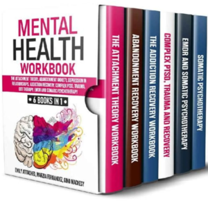 Mental Health Workbook Bundle (6 Books in 1) | Attachment Theory, C-PTSD, CBT, Somatic Therapy | Trauma Recovery Guide