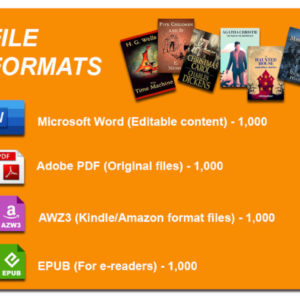 TITLE 1,000 Timeless Classic Novels | Ultimate PLR Library & Resell Rights Bundle | Editable Word & PDF Formats